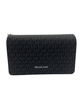 Michael Kors Black Jet Set Signature Logo Crossbody Bag